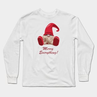 Merry Christmas Gnome Holiday shirt Long Sleeve T-Shirt